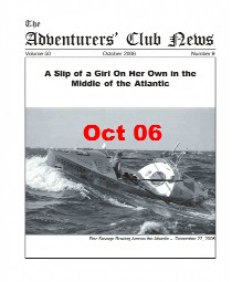 October 2006 Adventurers Club News Cover